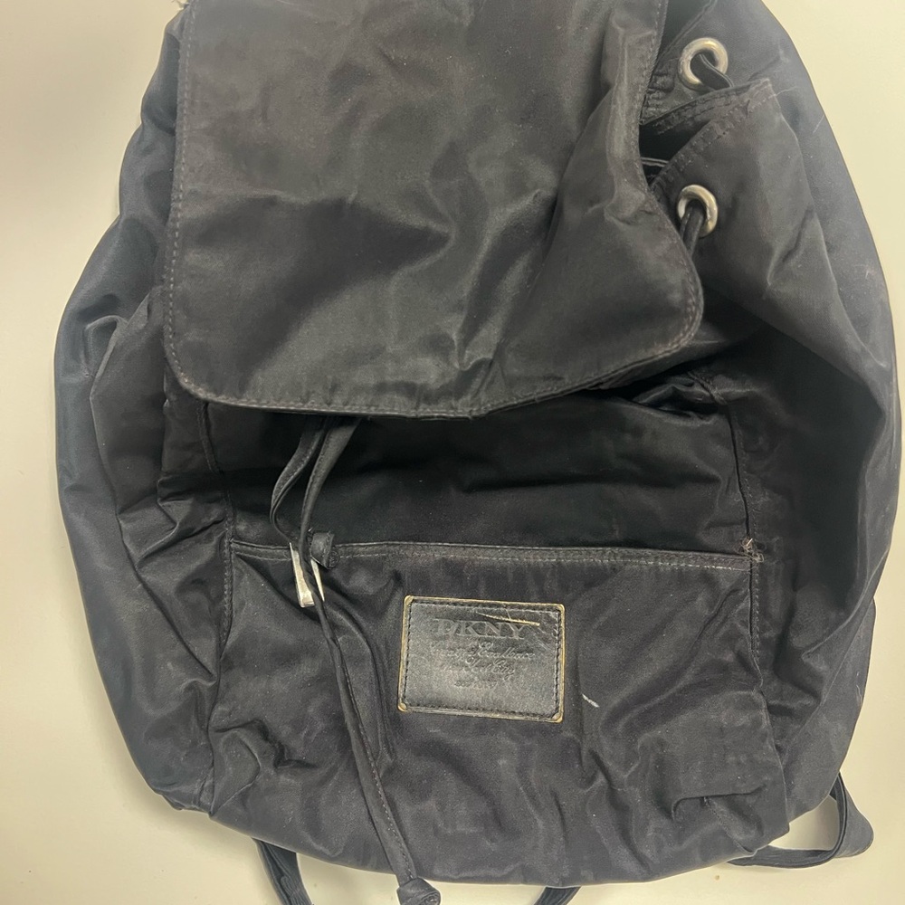 Black DKNY Womens Backpack